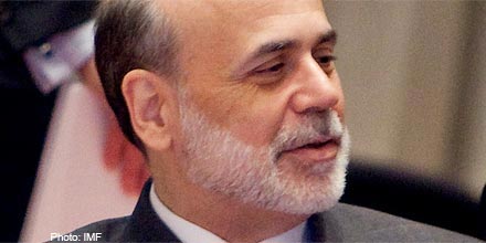 FTSE rises as Bernanke keeps his foot on the QE pedal