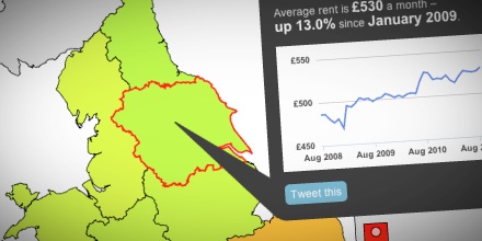 Interactive: how much has rent gone up in your area?