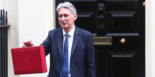 Fall in UK borrowing hands Hammond Budget wiggle room