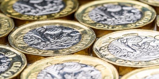 Pound falls as steady inflation eases rate rise pressure