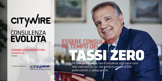Giorgio Pietanesi (Fideuram Ispb), essere consulente al tempo dei tassi zero